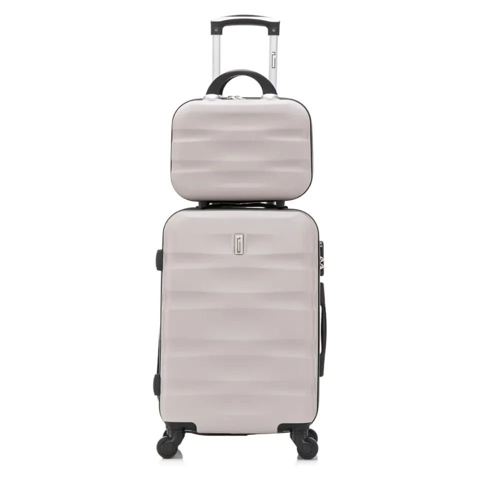 CELIMS AeroWave valigia cabina 55 cm nera con beauty case