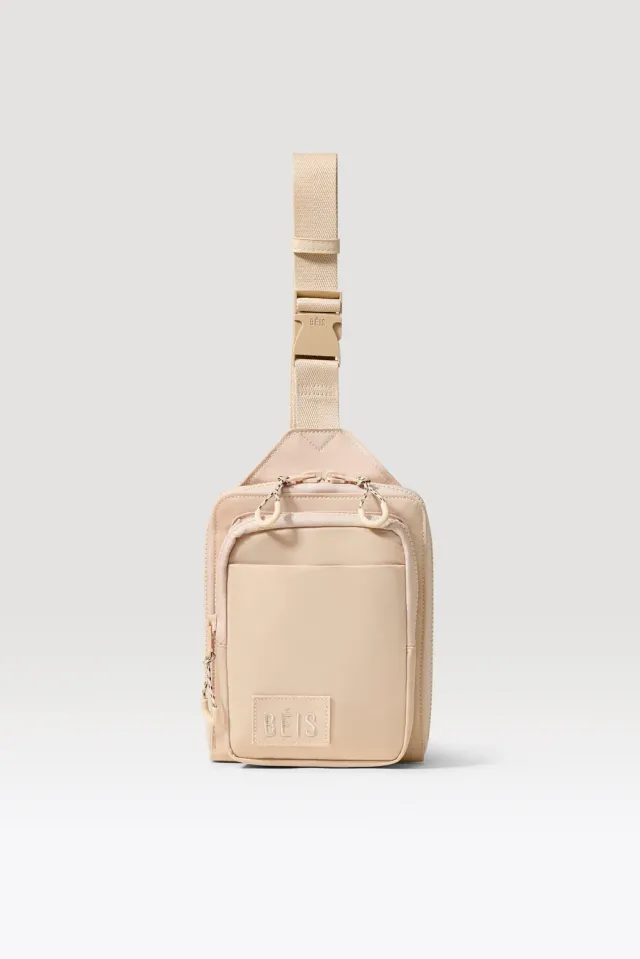 Beis Sport Sling borsello beige da viaggio
