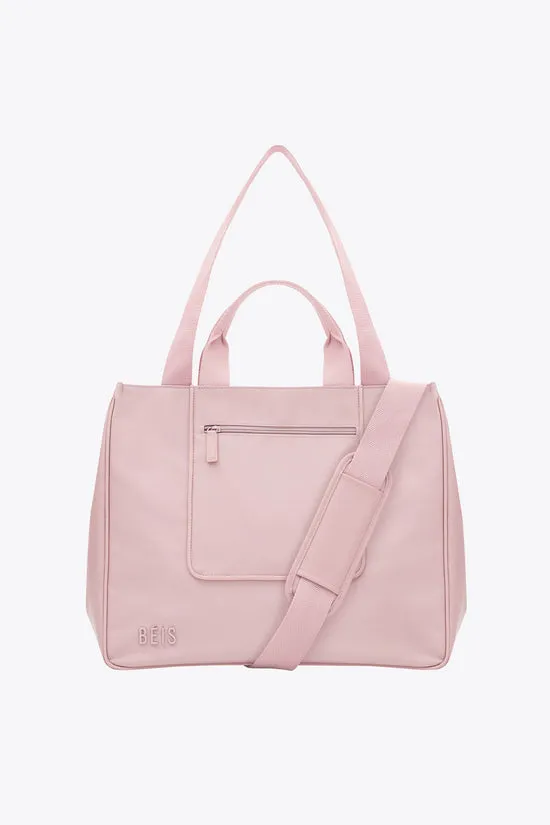 Beis East To West borsa tote rosa Atlas riciclata