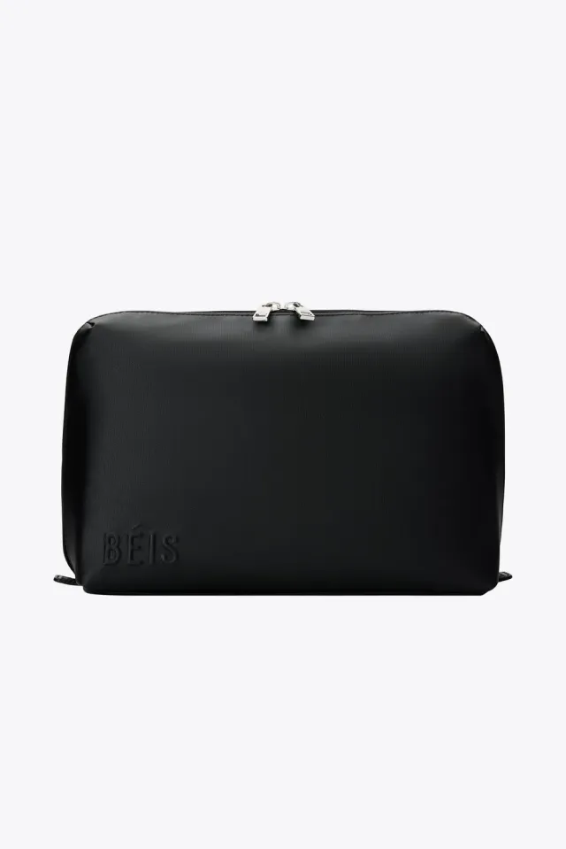 Beis Large Cosmetic Pouch pochette Black tasca termica