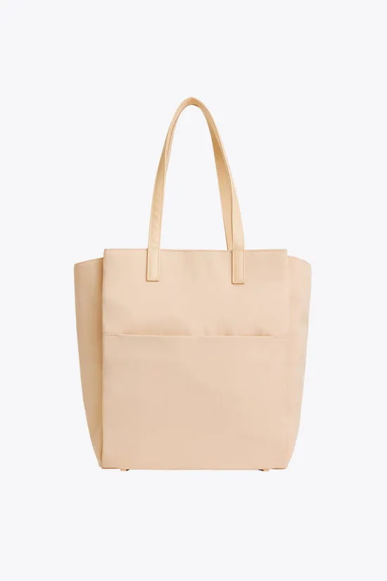 Beis Commuter Tote shopper beige da viaggio