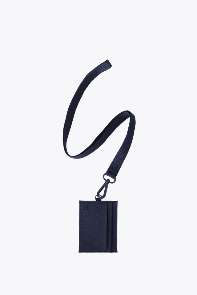 Beis ID Porta Carte Tracolla Navy Porta Badge Viaggio