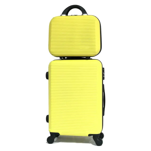 CELIMS Weekend Valigia Cabina 55 cm Gialla Beauty Case 2,37 kg