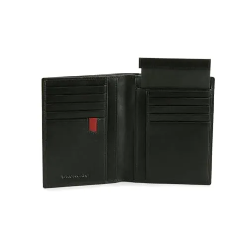 Roncato Pascal portafoglio uomo nero pelle 9,5x13,5 cm