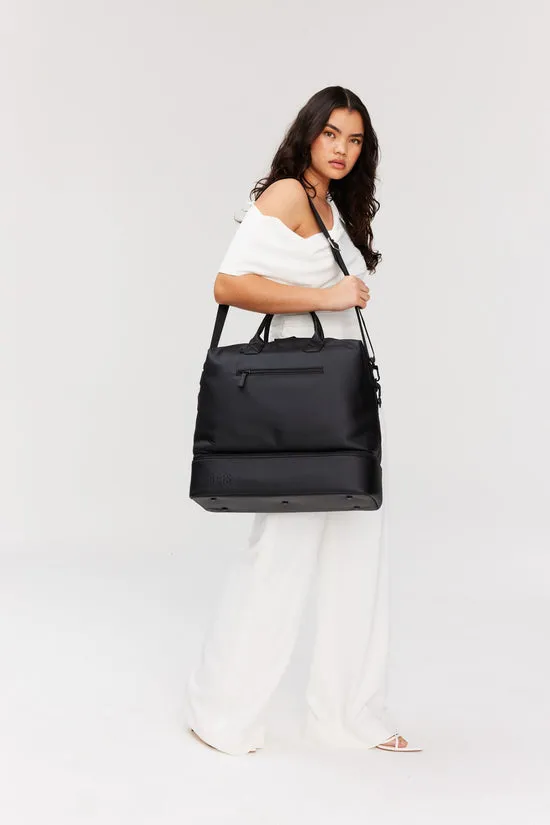 Beis Weekender Premium borsone pelle vegana nero