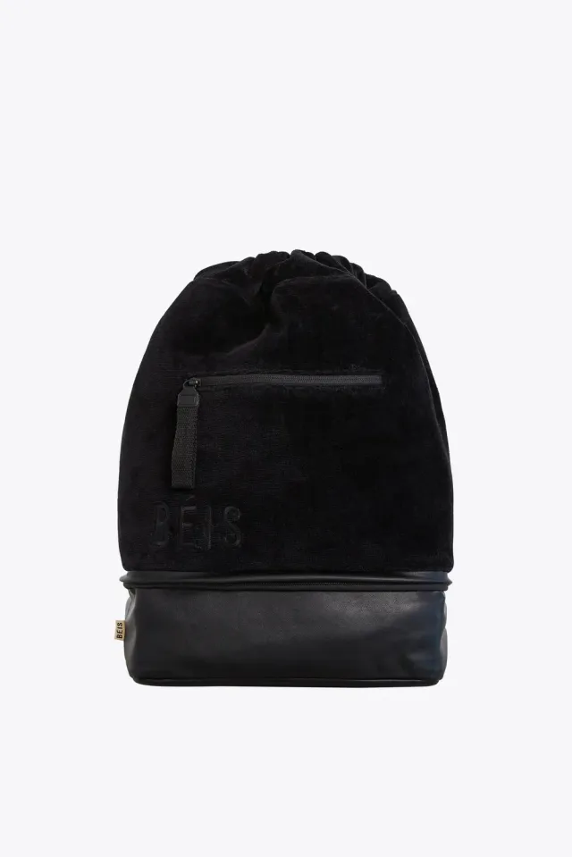 Beis Terry Backpack Cooler zaino termico nero spugna