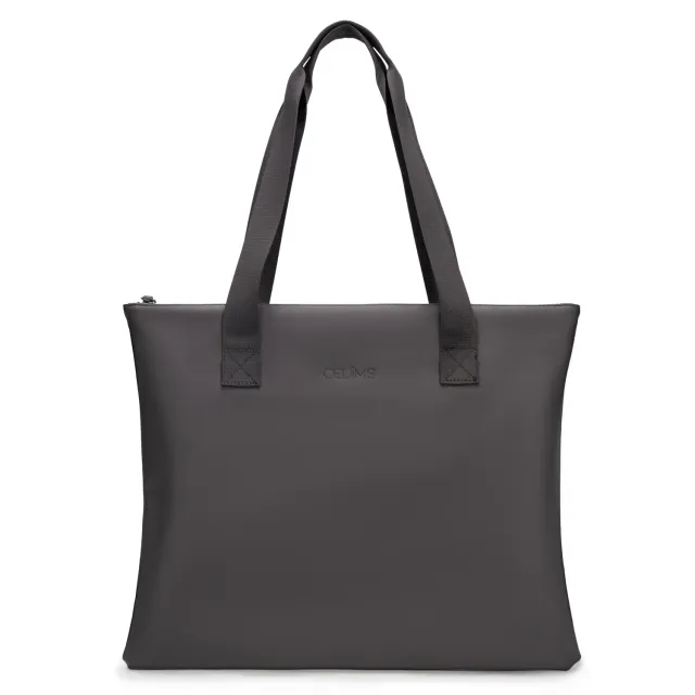 Celims Tote borsa donna impermeabile nera 45 cm PC 15"