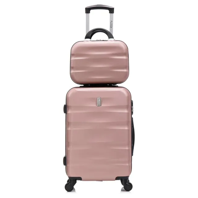 CELIMS AeroWave S 55 cm trolley cabina blu con beauty