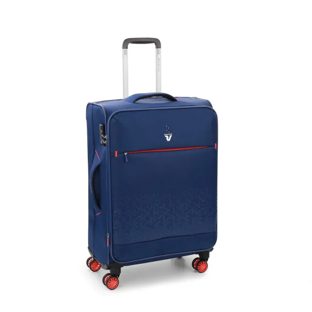 Roncato Crosslite trolley medio 65 cm espandibile blu