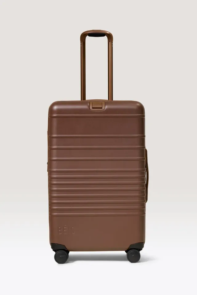 Beis The Medium Check-In Roller valigia maple rigida