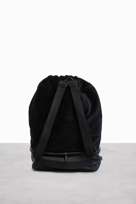 Beis Terry Backpack Cooler zaino frigo nero spugna