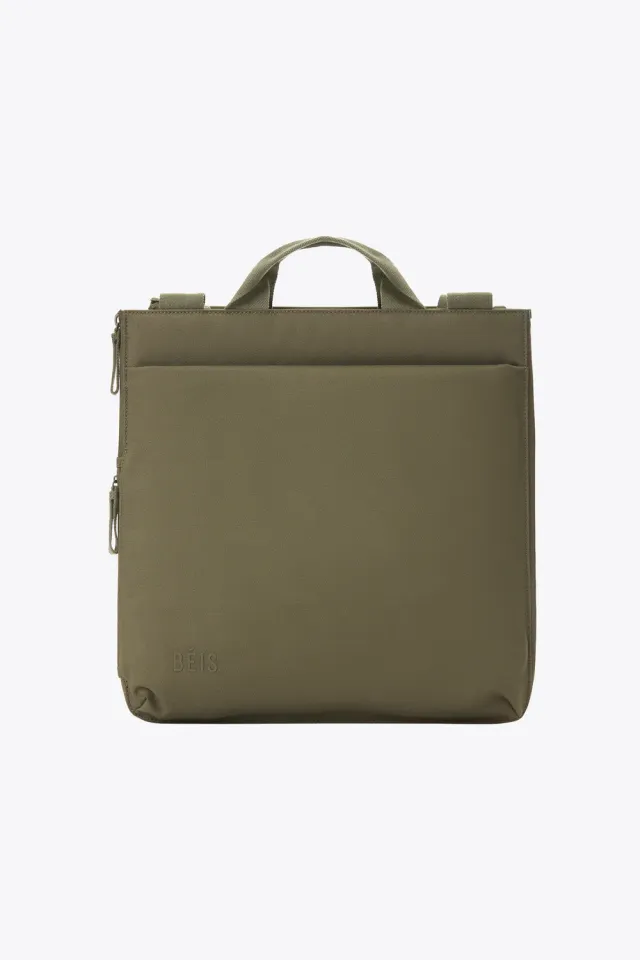Beis Luggage Vest gilet bagaglio oliva 3 in 1 tote