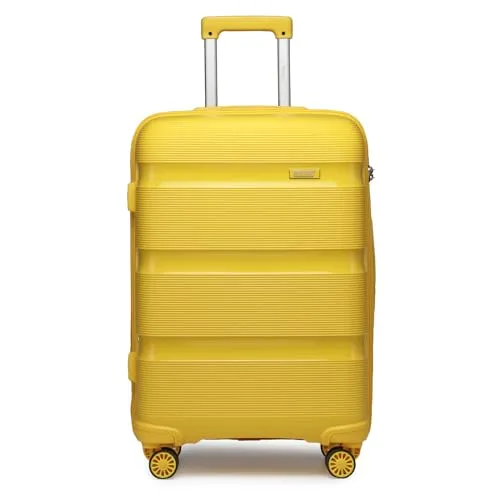 Kono trolley bagaglio a mano rigido S 55x40x20 giallo