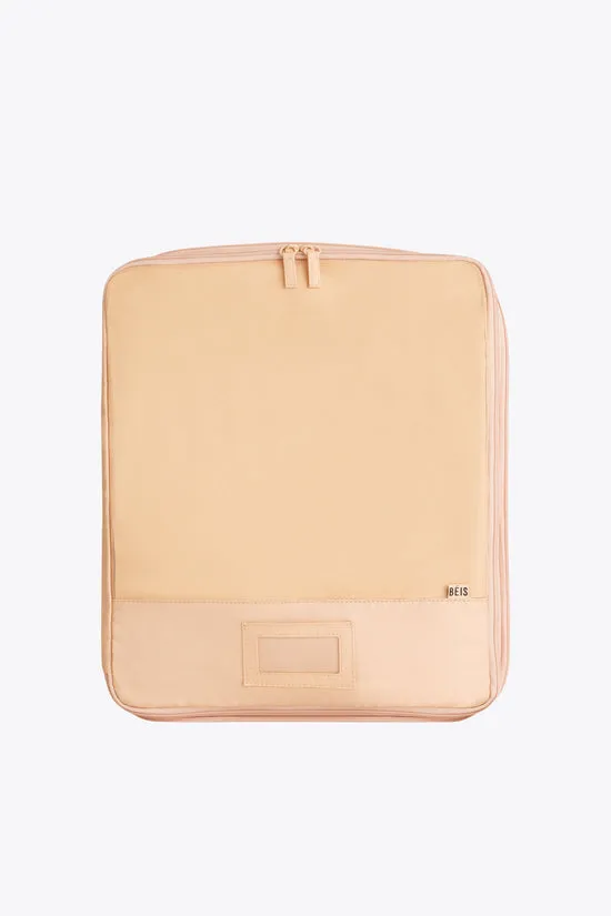 Beis Compression Packing Cubes organizer stiva beige 6 pezzi