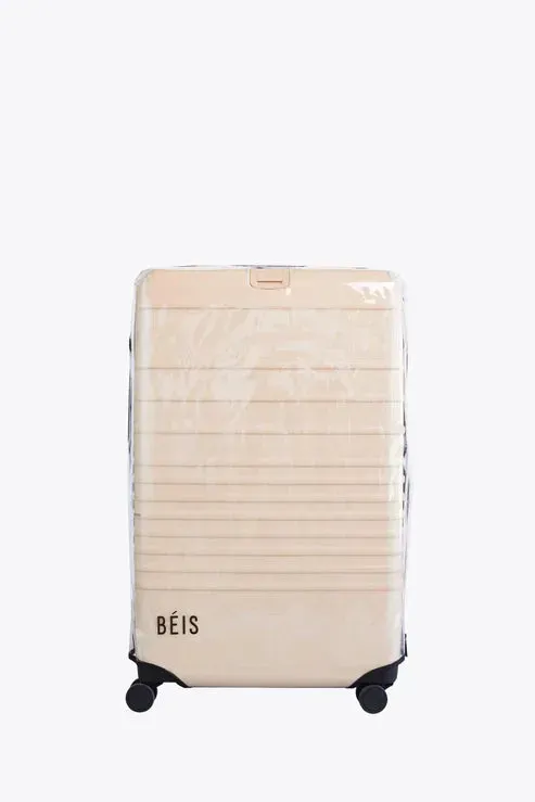 Beis Medium Check-In cover valigia trasparente PVC