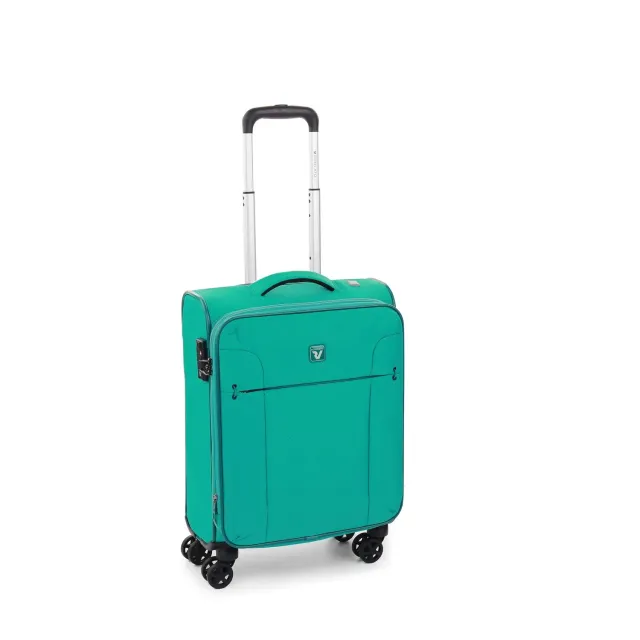Roncato Evolution trolley cabina 55 cm smeraldo espandibile