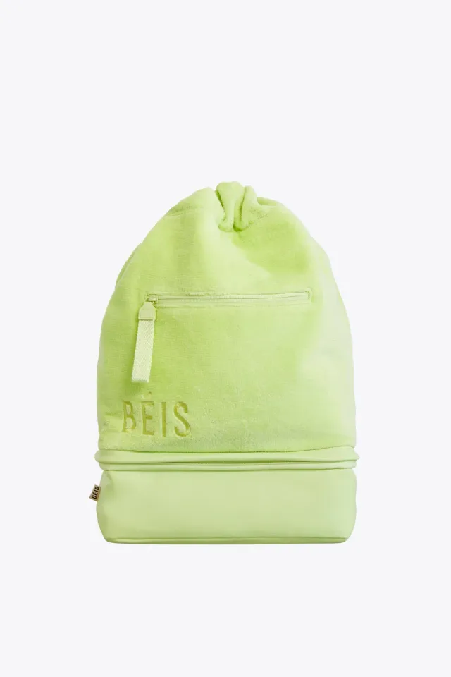 Beis Terry Backpack Cooler zaino frigo citron in spugna