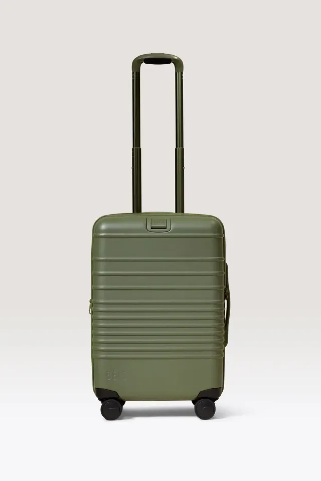 Beis Carry-On Roller Olive trolley mano verde rigido