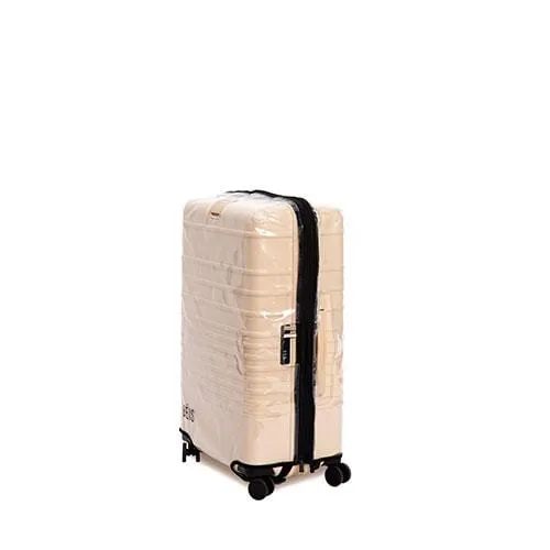 Beis Medium Check-In cover valigia trasparente PVC