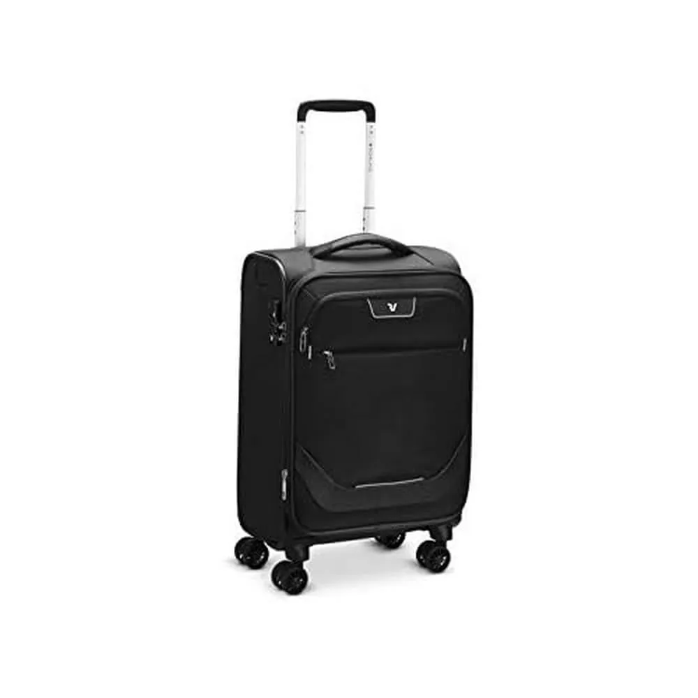 Roncato Joy Trolley Cabina 55x35x23/25 Nero Espandibile