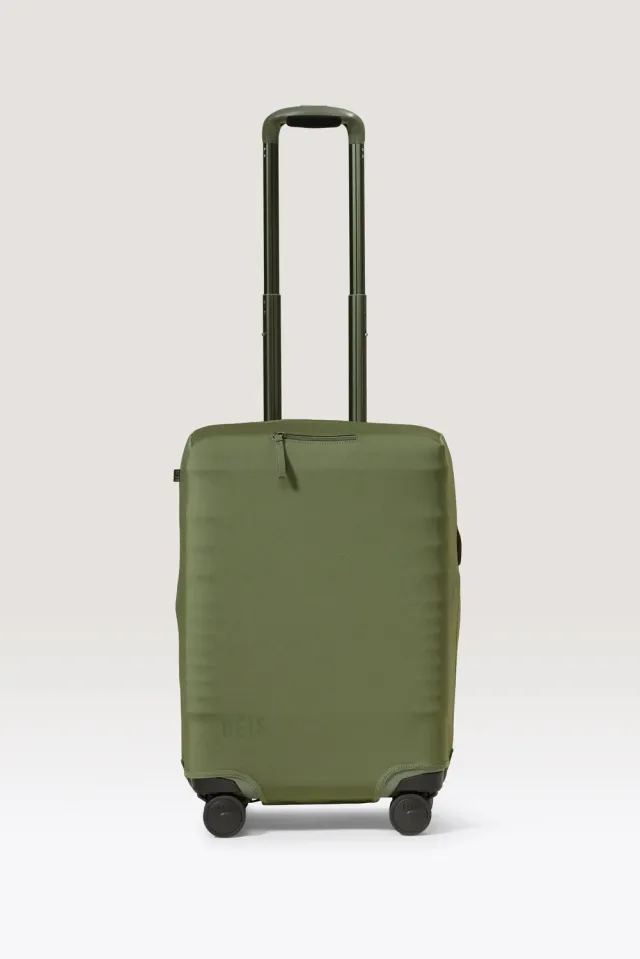 Beis The Carry-On coprivaligia Olive cabina
