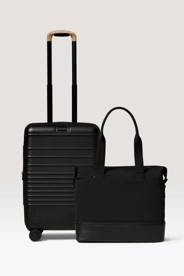 Beis The Starter Set weekender trolley nero