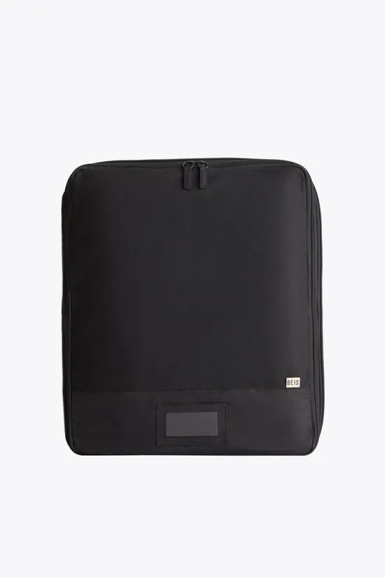 Beis Compression Packing Cubes organizer 4 pezzi neri a compressione